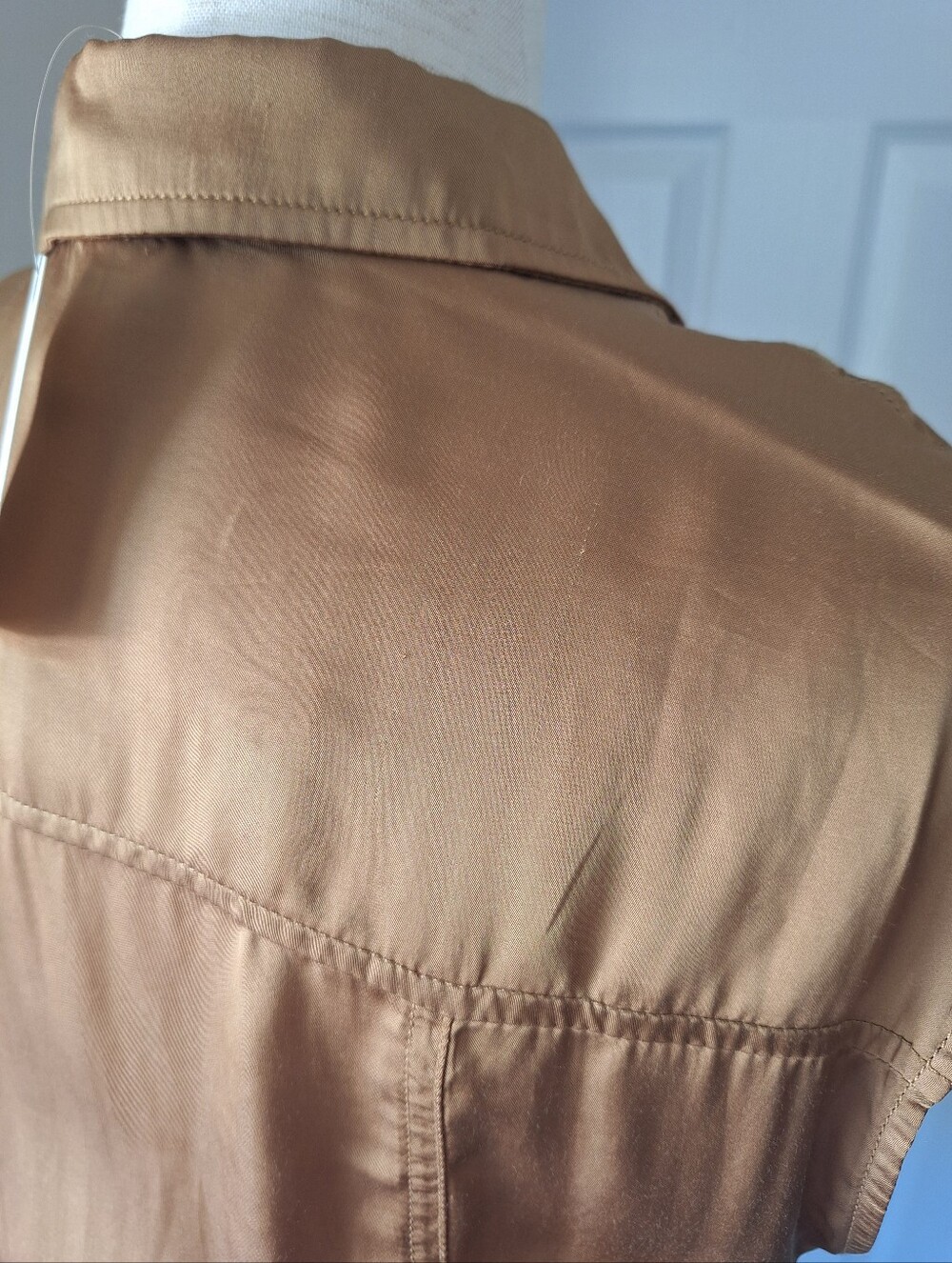 Anthropologie Short Sleeve Sash Belt Wrap Top - Picture 11 of 14